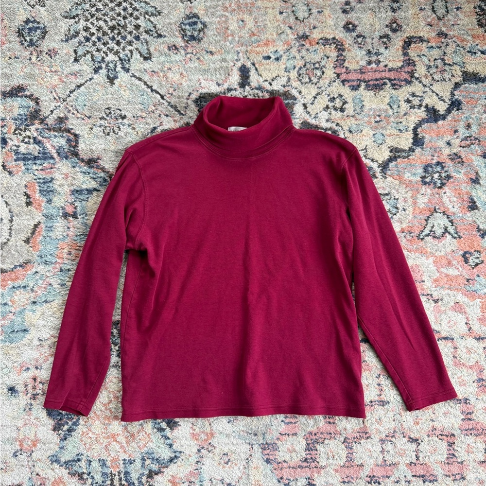Maroon Turtleneck